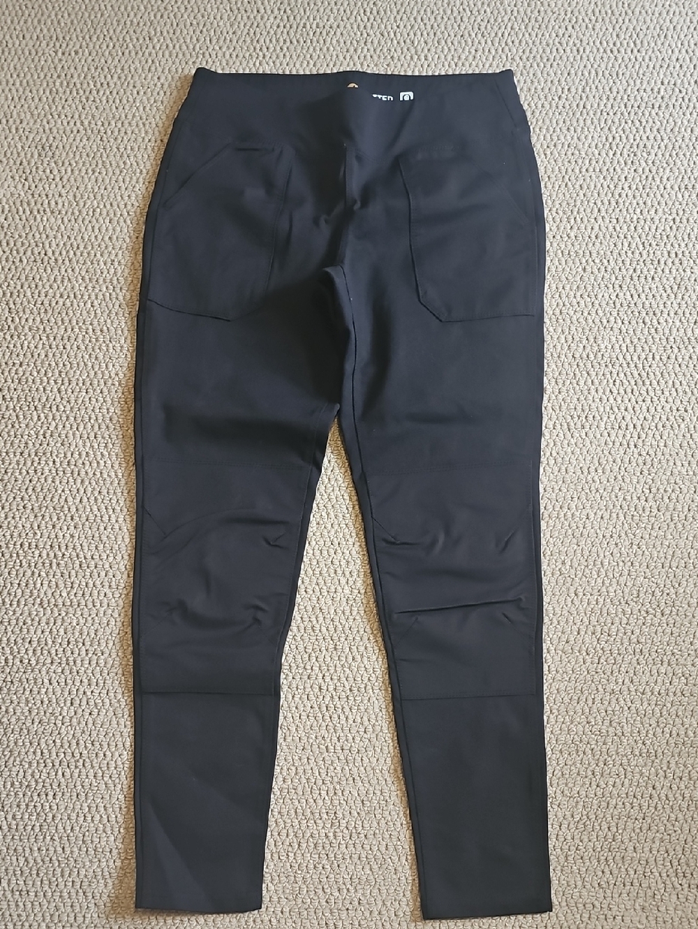 Carhartt Fitted Force Pull On Black Pants Sz 8/10 M
